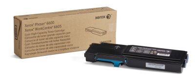 Xerox 106R02229 Blue Original High Capacity Toner - Phaser 6600 / WorkCentre 6605
