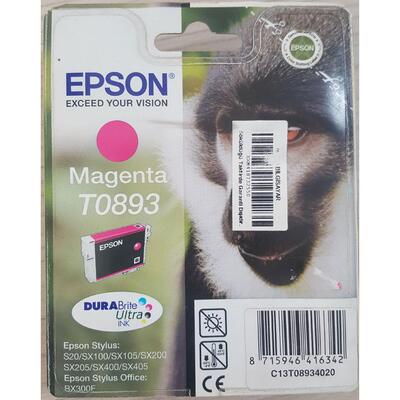 Epson C13T08934020 (T0893) Magenta Original Cartridge - Stylus SX105 (Without Box)