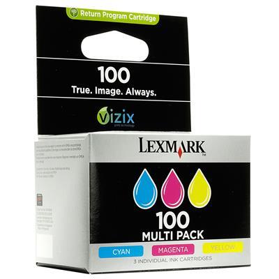Lexmark 14N0849 (100) 3 Package Color Cartridge mit S