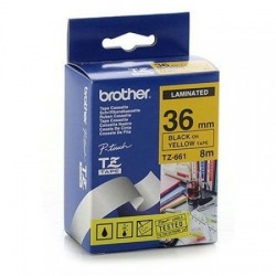 Brother TZE-661 Yellow Black Label Strip 36mm
