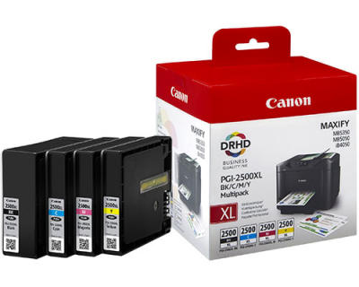 Canon PGI-2500XL (9254B004) BK/CMY Multipack 4-pack Set Cartridge - iB4050 / MB5050