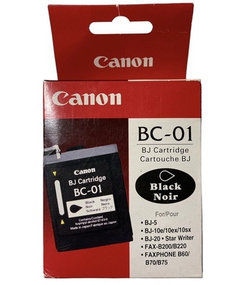 Canon BC-01 Schwarze Original-Tintenpatrone - BJ-10 / BJ-20