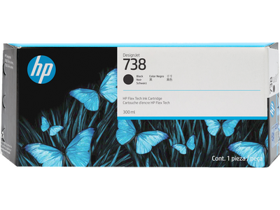 HP 498N8A (738) BlackART Kartusche - DesignJet T