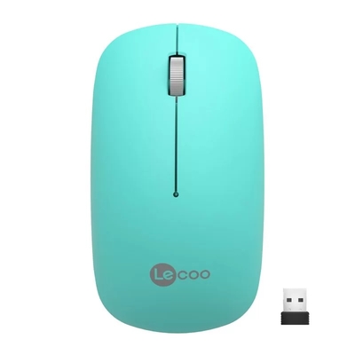 Lenovo Lecoo WS214 Wireless 1200DPI 3 Button Turkuaz Optical Slient Mouse