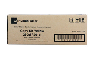 Triumph Adler 652611116 Sarı Orjinal Toner - 260ci