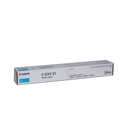 Canon C-EXV51 (0482C002) Mavi Orjinal Toner