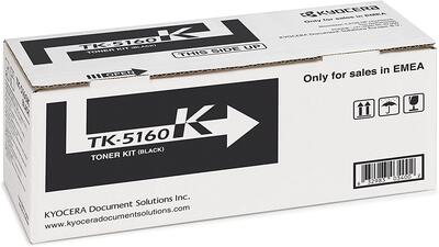 Kyocera TK-5160K Schwarzer Originaltoner - ECOSYS P7040cdn