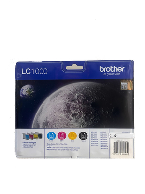Brother LC1000 4PK Farbige Original-Tintenpatrone - MFC-240C / MFC-440CN