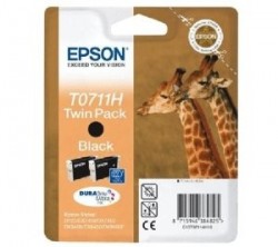 Epson C13T07114H (T0711H) Siyah Orjinal Kartuş İki