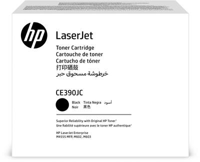 HP CE390JC Schwarze Originaltonerpatrone - LaserJet M4555MFP