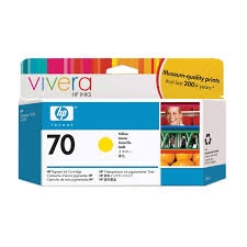 HP C9454A (70) Yellow Original Plotter Cartridge - Designjet Z2100