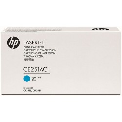 HP CE251AC (504A) Cyan Original Toner – CP3525 / CM3530