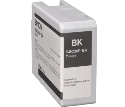 Epson SJIC36P-BK (C13T44C140) Black Original Cartridge - C6000 / C6500
