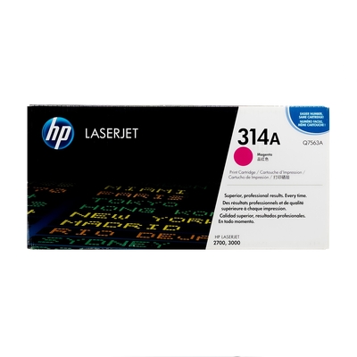 HP Q7563A (314A) Rot, Original-Toner - LaserJet