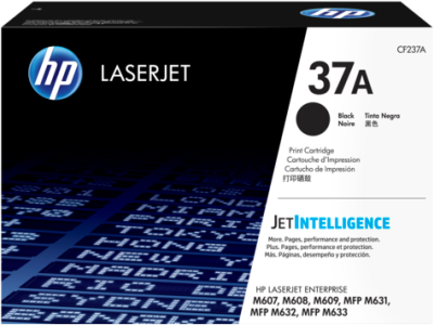 HP CF237A (37A) Schwarzer Originaltoner - Laserjet M607 / M608