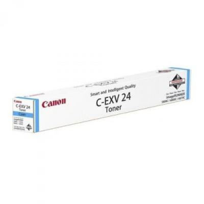 Canon C-EXV24C (2448B002) Cyan Original Toner Cartridge - IR-C5068 / IR-C5058 / IR-C5800