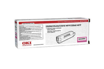 OKI 42127455 Kırmızı Orjinal Toner - C5250 / C5450