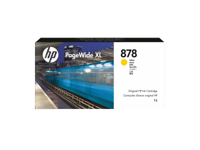 HP 878 (312Z4A) Gelbe Originalpatrone - PageWide XL 8200 (Ex)