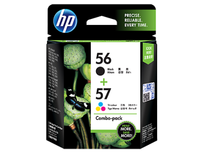 HP CC629AA (56-57) Schwarz und Farbe 2-pack Originalpatrone - Deskjet 450