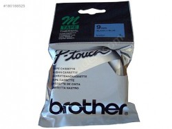 Brother M-K521 Mavi Üzerine Siyah P-Touch Etiket 9