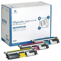 Konica Minolta 1710595-001 3 Color Original Toner - 2400W / 2340D