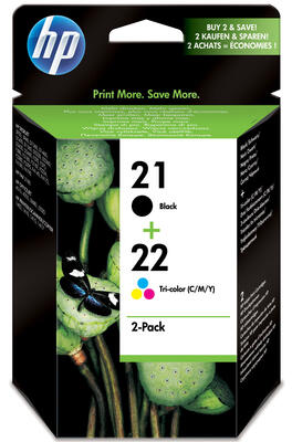 HP SD367AE (21/22) Dual Pack Original Cartridge - PSC 1400 / PSC 1401 (Ex)