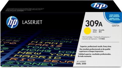 HP Q2672A (309A) Gelbe Originaltonerpatrone - LaserJet 3700