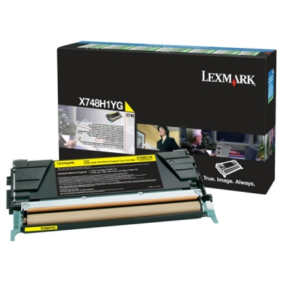Lexmark X748H1YG Yellow Original Toner High Capacity - X748