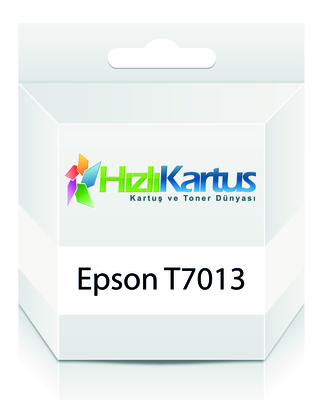 Epson C13T70134010 (T7013) Rot XXL Muadil-Karte