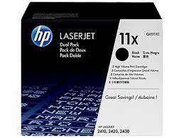 HP Q6511XD (11X) Siyah Orjinal  Toner (İkili Paket