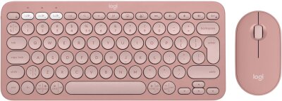 Logitech Pebble 2 Combo (920-012247) Pink TKL Wireless Keyboard & Mouse Set
