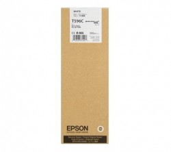 Epson C13T596C00 (T596C) Weißer Original-Druckerpatrone - St.