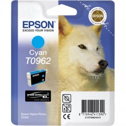 Epson C13T09624020 (T0962) Cyan Original Ink - Photo R2880 (Ex)