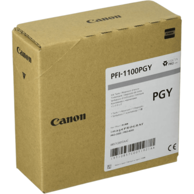 Canon PFI-1100PGY (0857C001) Foto Gri Orjinal Kart