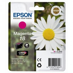 Epson C13T18034020 (18) Magenta Original Cartridge - XP-202 (Without Box)