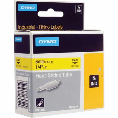 Dymo RhinoPro 18052 Gelbschwarz 6 mm x 1.5 m Orjina