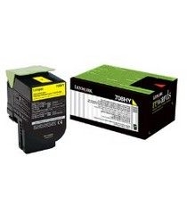 Lexmark 70C8HY0 (708HY) Yellow Original Toner - CS310 / CS410