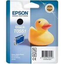Epson C13T05514020 (T0551) Siyah Orjinal Kartuş -