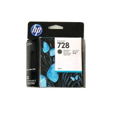 HP F9J60A (728) Mat Siyah Orjinal Kartuş - T730 /