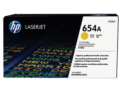 HP CF332A (654A) Sarı Orjinal Toner - LaserJet M65