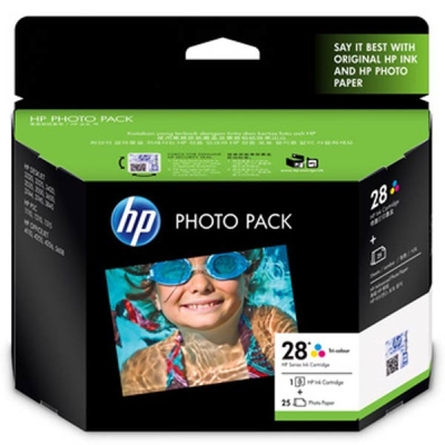 HP Q8893AA(28) ColorART Cartridge+25 Fotoğra