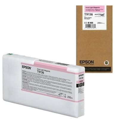 Epson C13T913600 (T9136) Açık Kırmızı Orjinal Kart