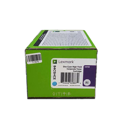 Lexmark 84C5HCE Cyan Original Toner High Capacity - CX725