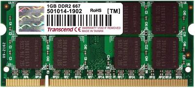 Transcend 1GB DDR2 Ram 667Mhz 200PIN SO-DIMM