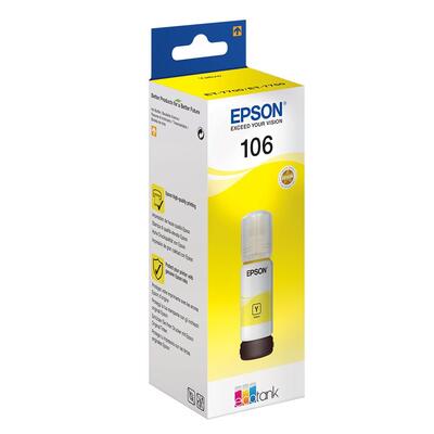 Epson C13T00R440 (106) Yellow Original Ink Cartridge - ET-7700 (Ex)