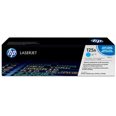HP CB541A (125A) Cyan Original Toner Cartridge - LaserJet CP1215 (C)