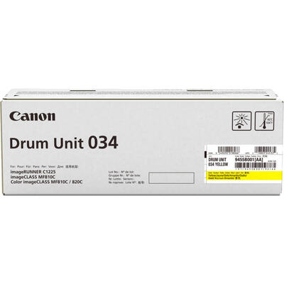 Canon 034  (9455B001AA) Sarı Orjinal Drum Ünitesi