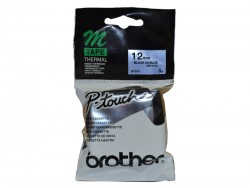 Brother M-531 Mavi Üzerine Siyah P-Touch Etiket 12