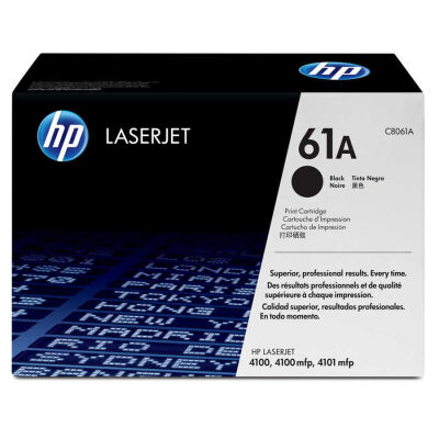 HP C8061A (61A) Originaler Toner, Schwarz - LaserJet 410