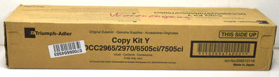 Triumph Adler DCC-2965 / DCC-2970 Gelber Originaltoner - Utax 6505 Ci (656510116) (T11914)